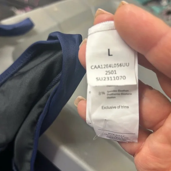 Cupshe Navy Cutout One-Piece Swimsuit - Picture 5 of 6